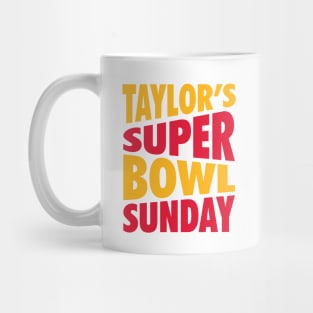 Taylor Super Bowl Sunday Mug